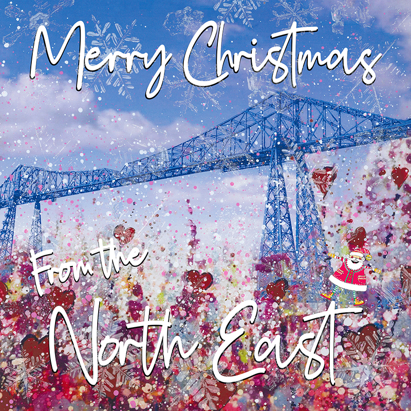 Transporter Bridge Christmas Card